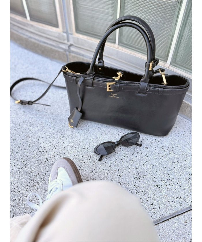 BELTED TOTO BAG SMALL （黒） 黒