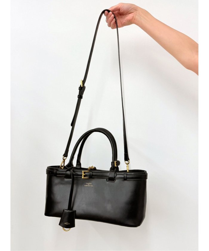 BELTED TOTO BAG SMALL （黒） 黒
