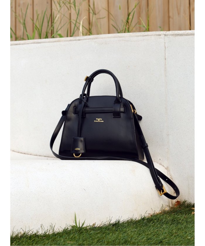 BELTED BOSTON BAG SMALL （グレー） グレー