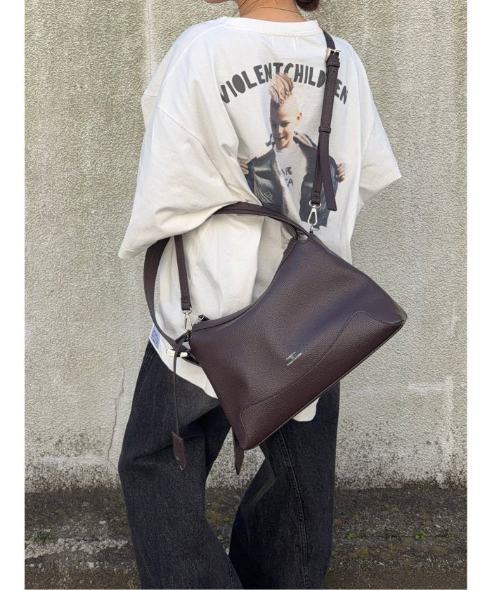 ドロー DRAW ドロー/DRAW ワンハンドル ショルダーバッグ Belted Hand bag （ベージュ） ベージュ
