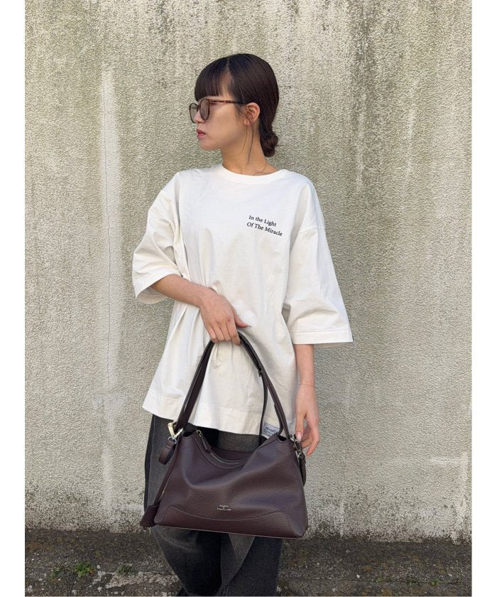 ドロー DRAW ドロー/DRAW ワンハンドル ショルダーバッグ Belted Hand bag （ベージュ） ベージュ