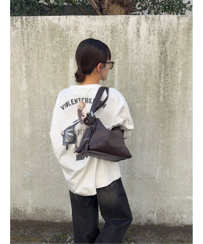 ドロー DRAW ドロー/DRAW ワンハンドル ショルダーバッグ Belted Hand bag （ベージュ） ベージュ
