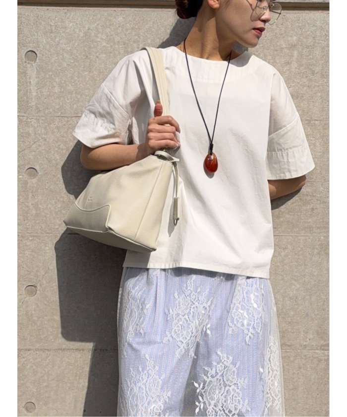 ドロー DRAW ドロー/DRAW ワンハンドル ショルダーバッグ Belted Hand bag （ベージュ） ベージュ