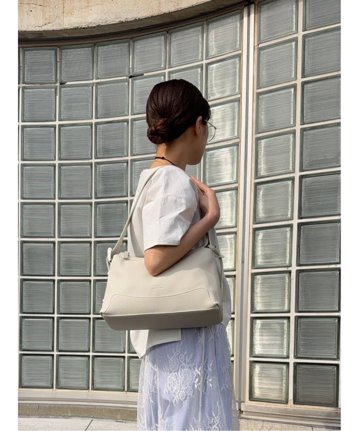 ドロー DRAW ドロー/DRAW ワンハンドル ショルダーバッグ Belted Hand bag （ベージュ） ベージュ