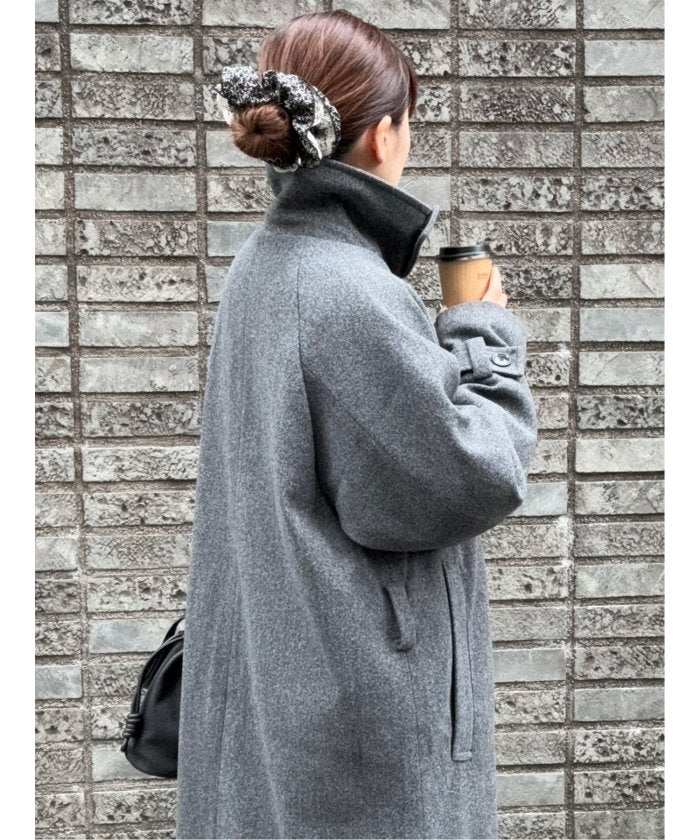 ドロー DRAW DRAW テックメルトン ダブルBIGコート （グレー） グレー