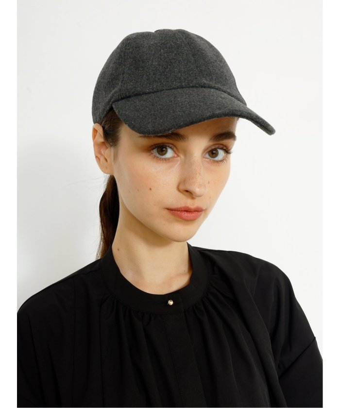 ドロー DRAW DRAW メルトンキャップ （アイボリー） 紺