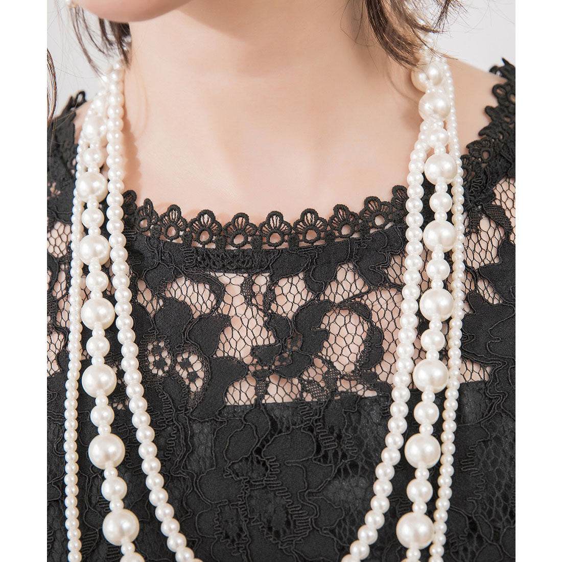 ドレスプラス DRESS+ 総レースワンピースドレス・結婚式ワンピース・お呼ばれパーティードレス