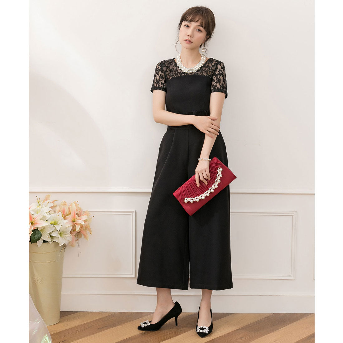 DRESS+ Lace Top & Bustier Style Set-Up Dress - Wedding Dress - Invitation Party Dress