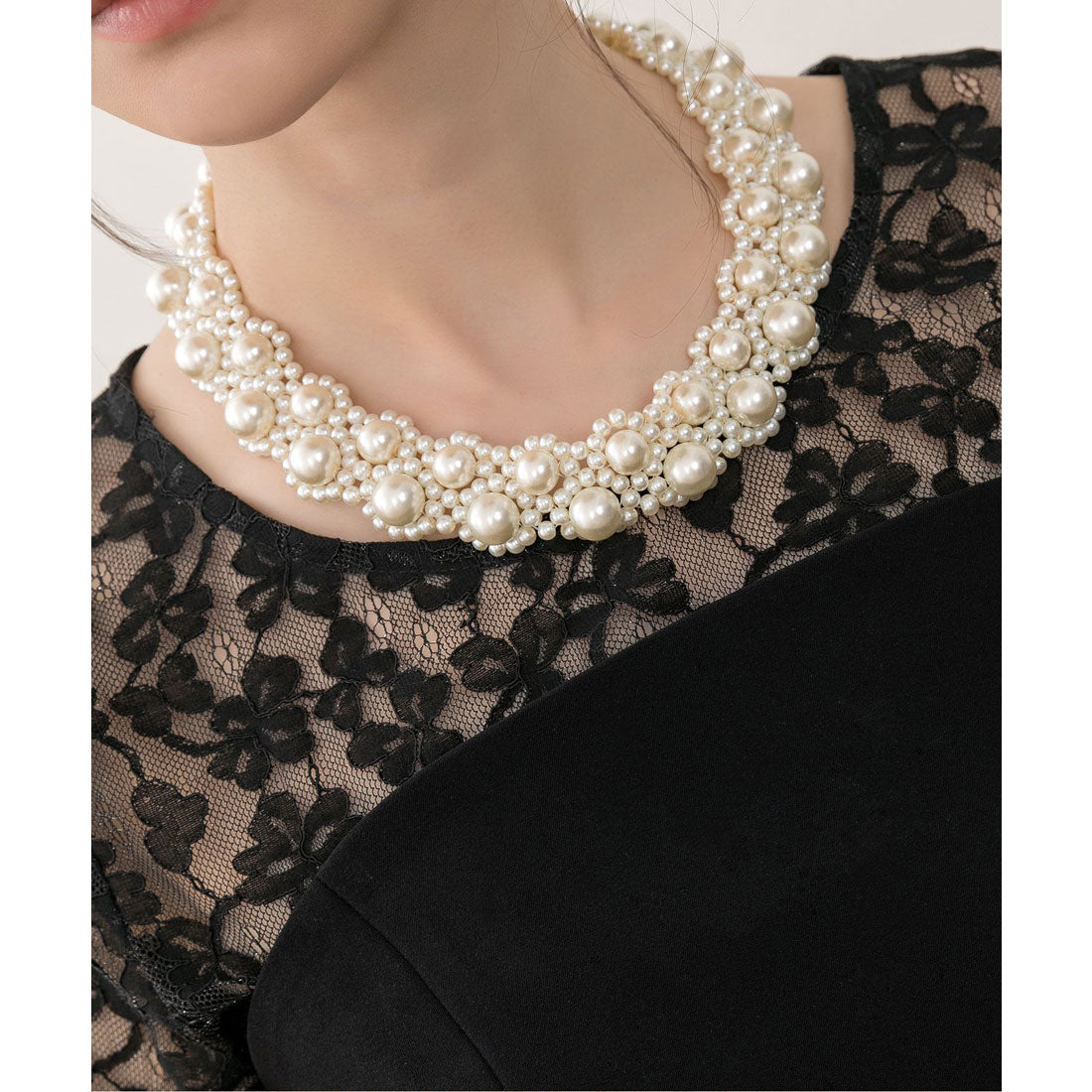 DRESS+ Lace Top & Bustier Style Set-Up Dress - Wedding Dress - Invitation Party Dress