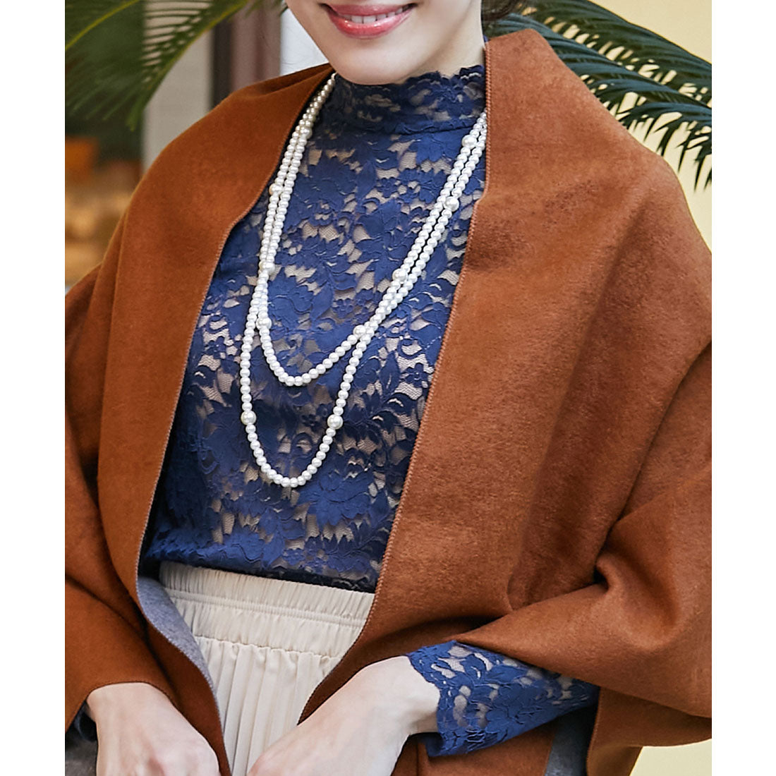 DRESS+ Long Fake Pearl Necklace [Wedding] [Ceremony] [Party]