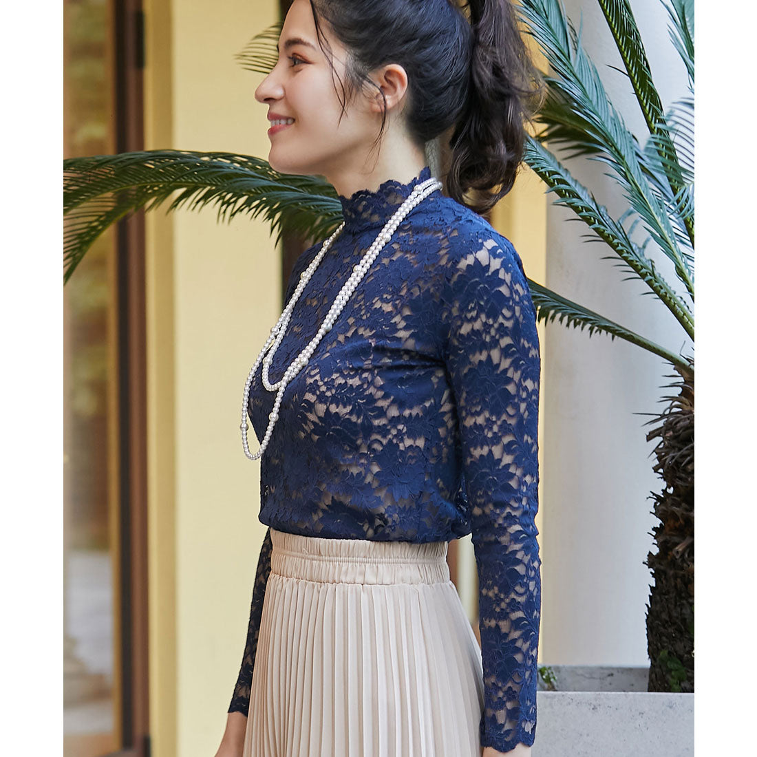 DRESS+ Long Fake Pearl Necklace [Wedding] [Ceremony] [Party]