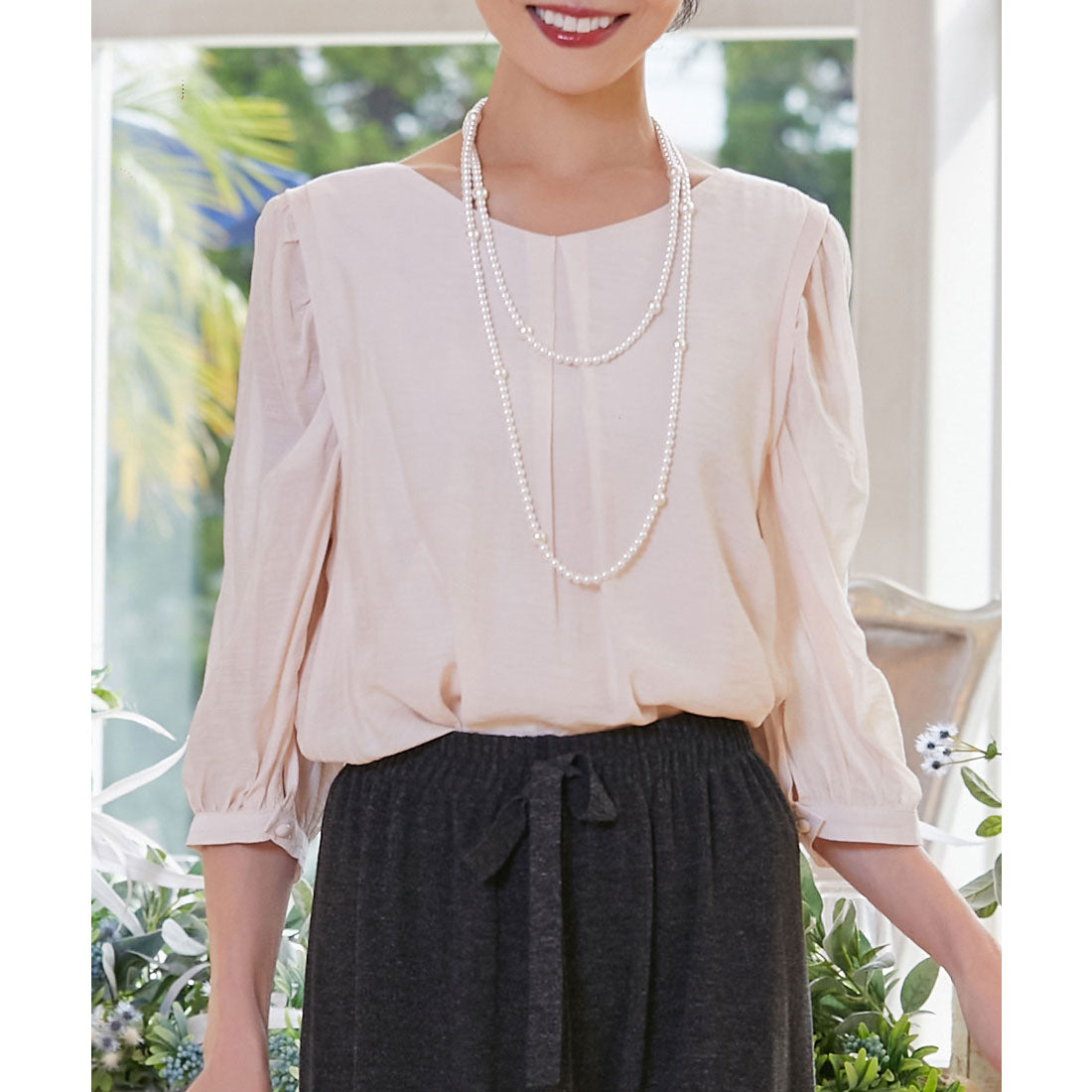 DRESS+ Long Fake Pearl Necklace [Wedding] [Ceremony] [Party]
