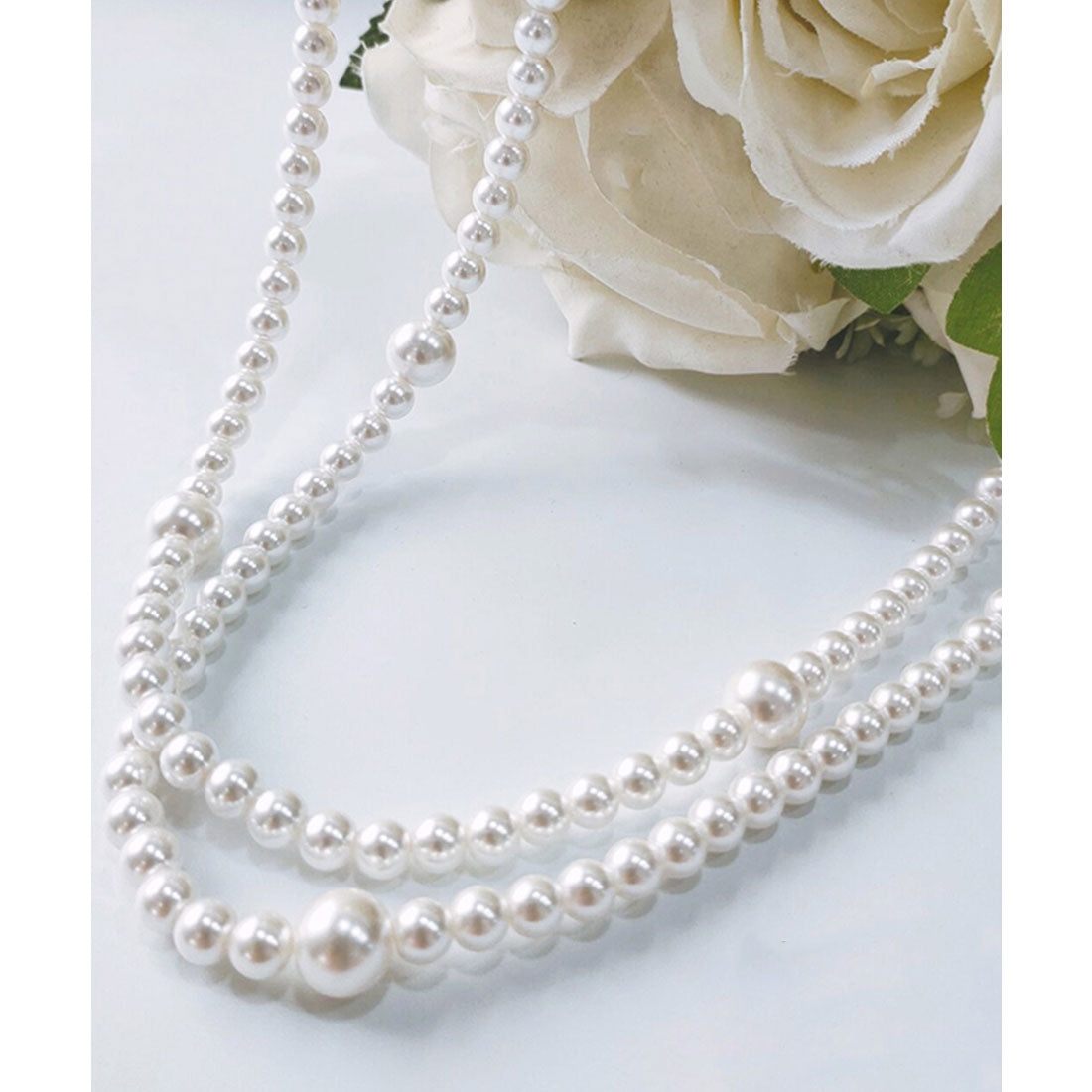DRESS+ Long Fake Pearl Necklace [Wedding] [Ceremony] [Party]