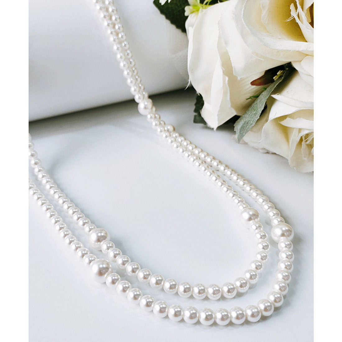 DRESS+ Long Fake Pearl Necklace [Wedding] [Ceremony] [Party]