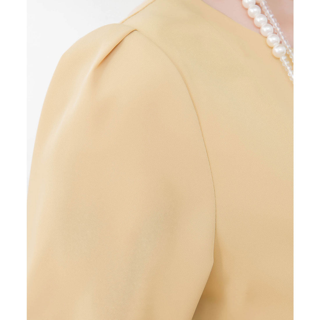 ドレスプラス DRESS+ フレアロング丈結婚式ワンピース