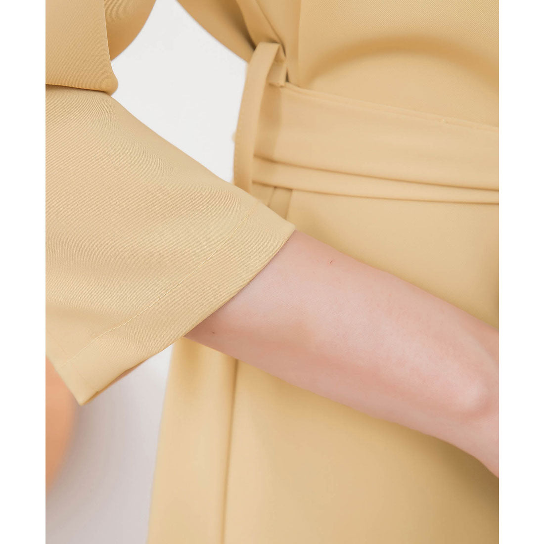 ドレスプラス DRESS+ フレアロング丈結婚式ワンピース