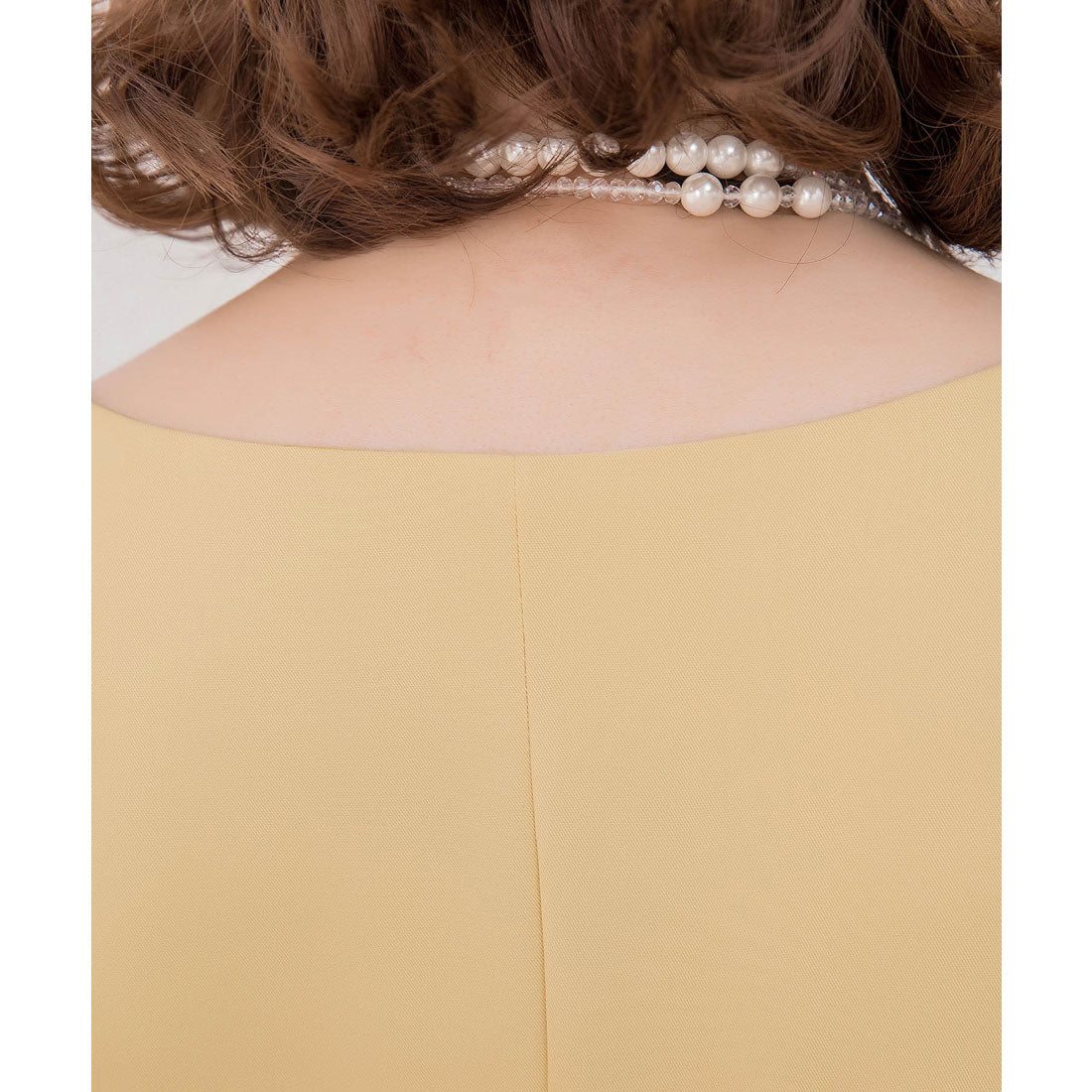 ドレスプラス DRESS+ フレアロング丈結婚式ワンピース