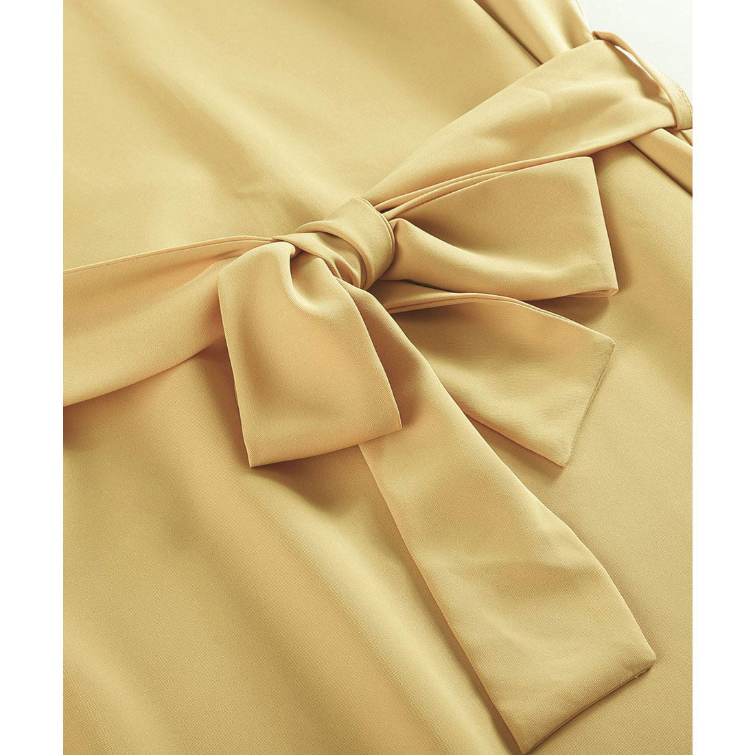 ドレスプラス DRESS+ フレアロング丈結婚式ワンピース