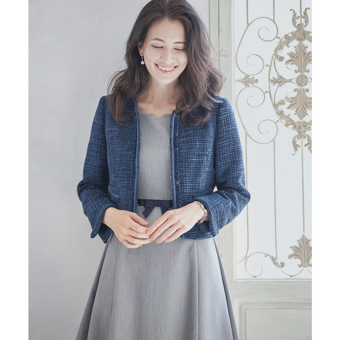 DRESS+ Formal Women's Formal Dress Jacket 2-piece Set Setup for School
