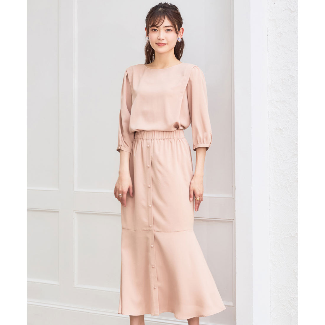 DRESS+ Set up for work Women's blouse A-line skirt Spring/Summer