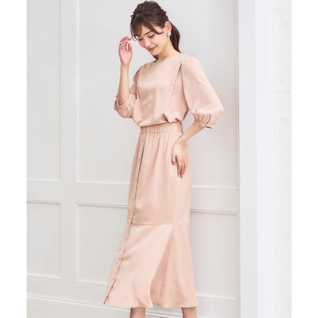 DRESS+ Set up for work Women's blouse A-line skirt Spring/Summer