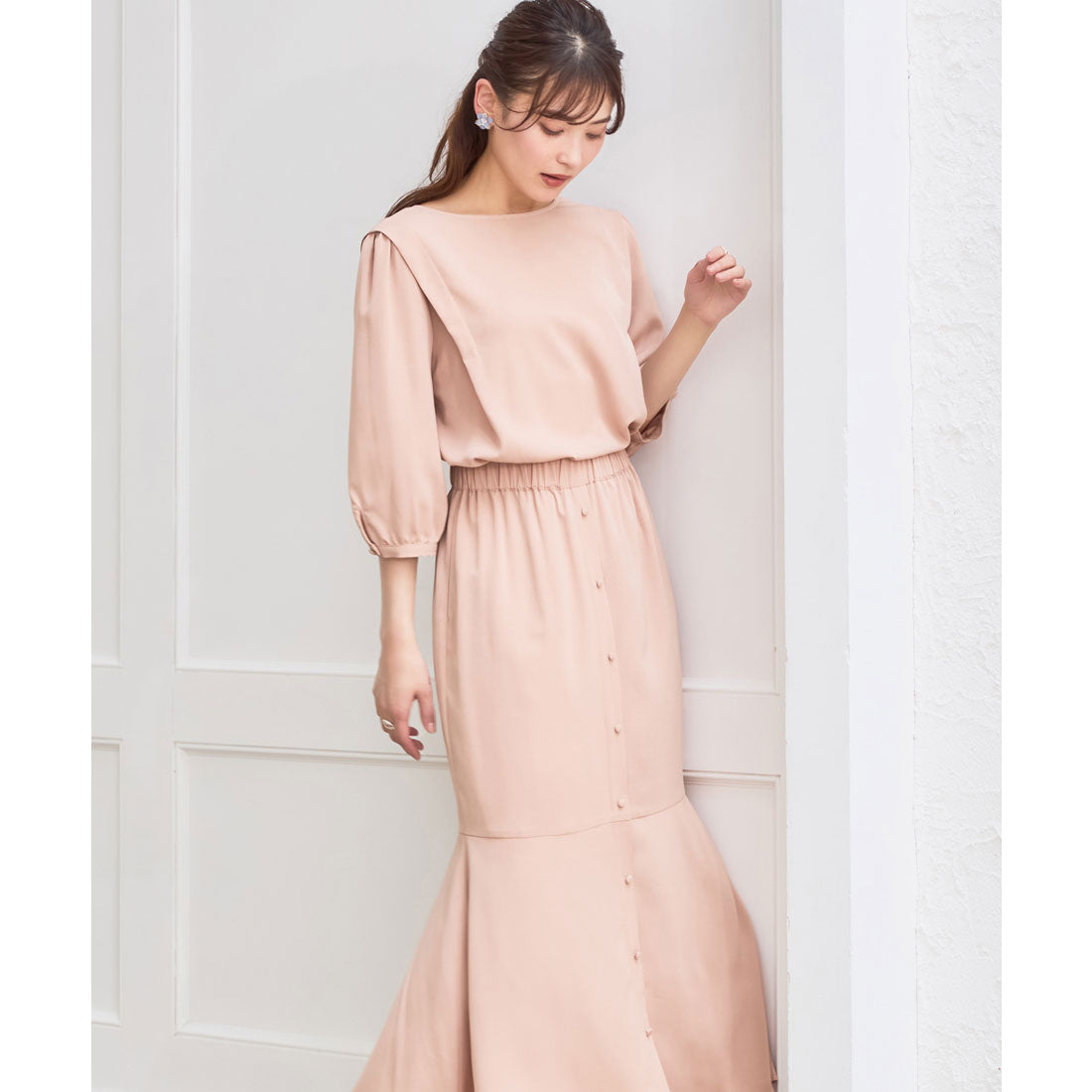 DRESS+ Set up for work Women's blouse A-line skirt Spring/Summer