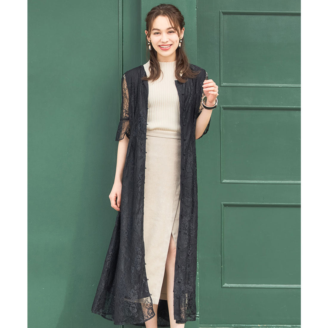 DRESS+ Dress One-piece Long Gown Lace Wedding Party Dress