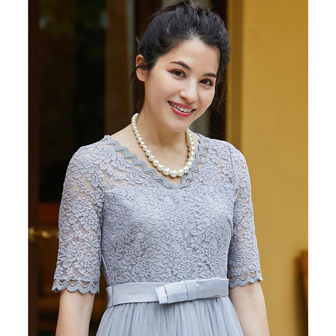 DRESS+ Faux Pearl Necklace