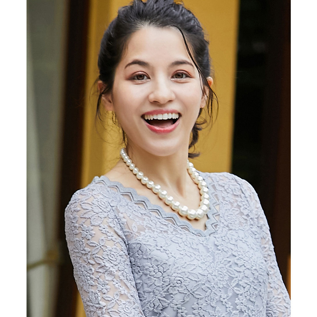 DRESS+ Faux Pearl Necklace
