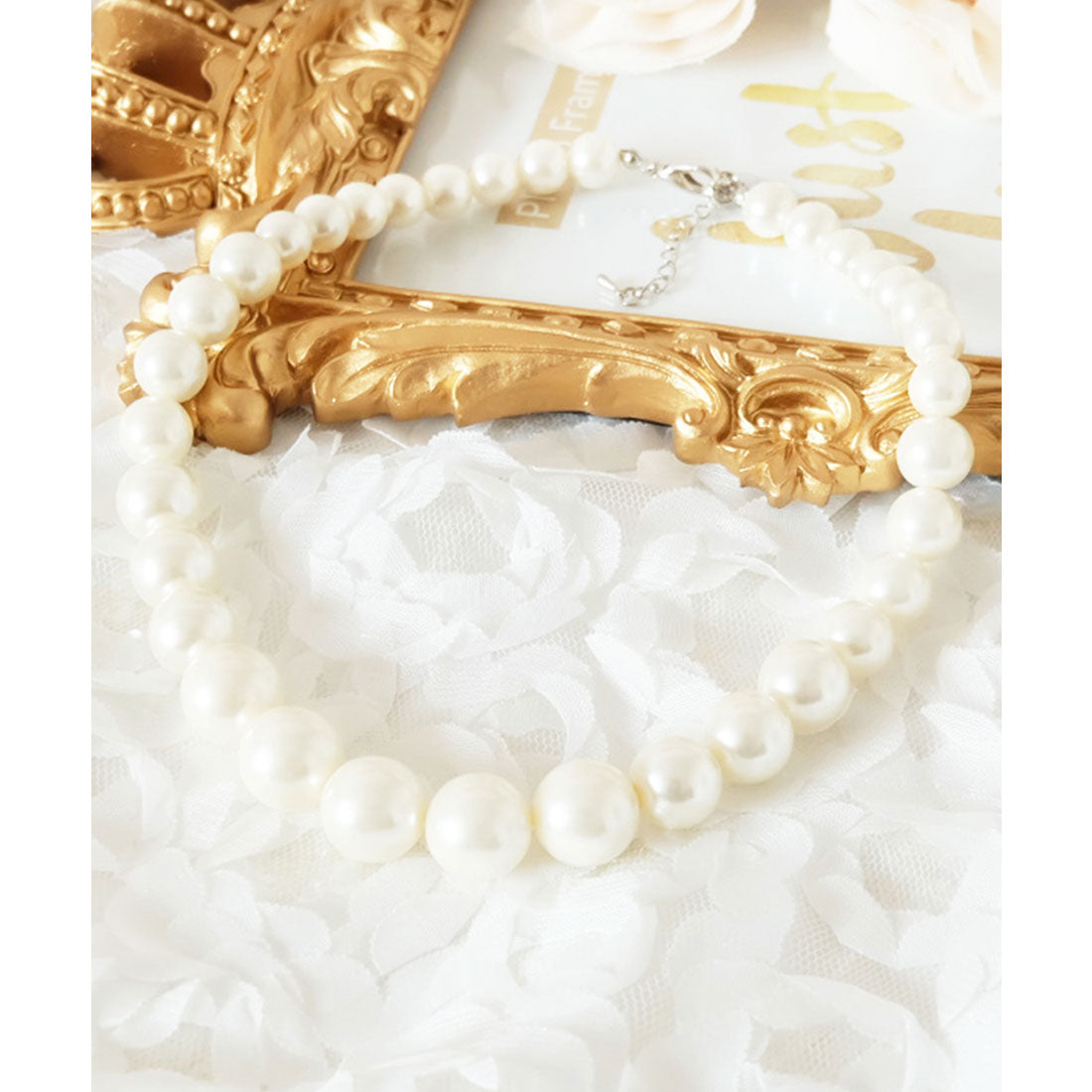 DRESS+ Faux Pearl Necklace