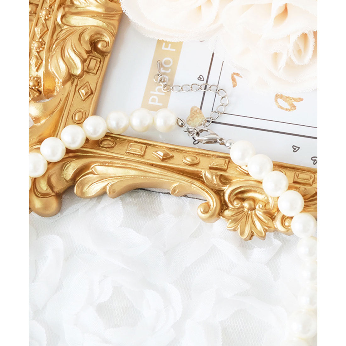 DRESS+ Faux Pearl Necklace