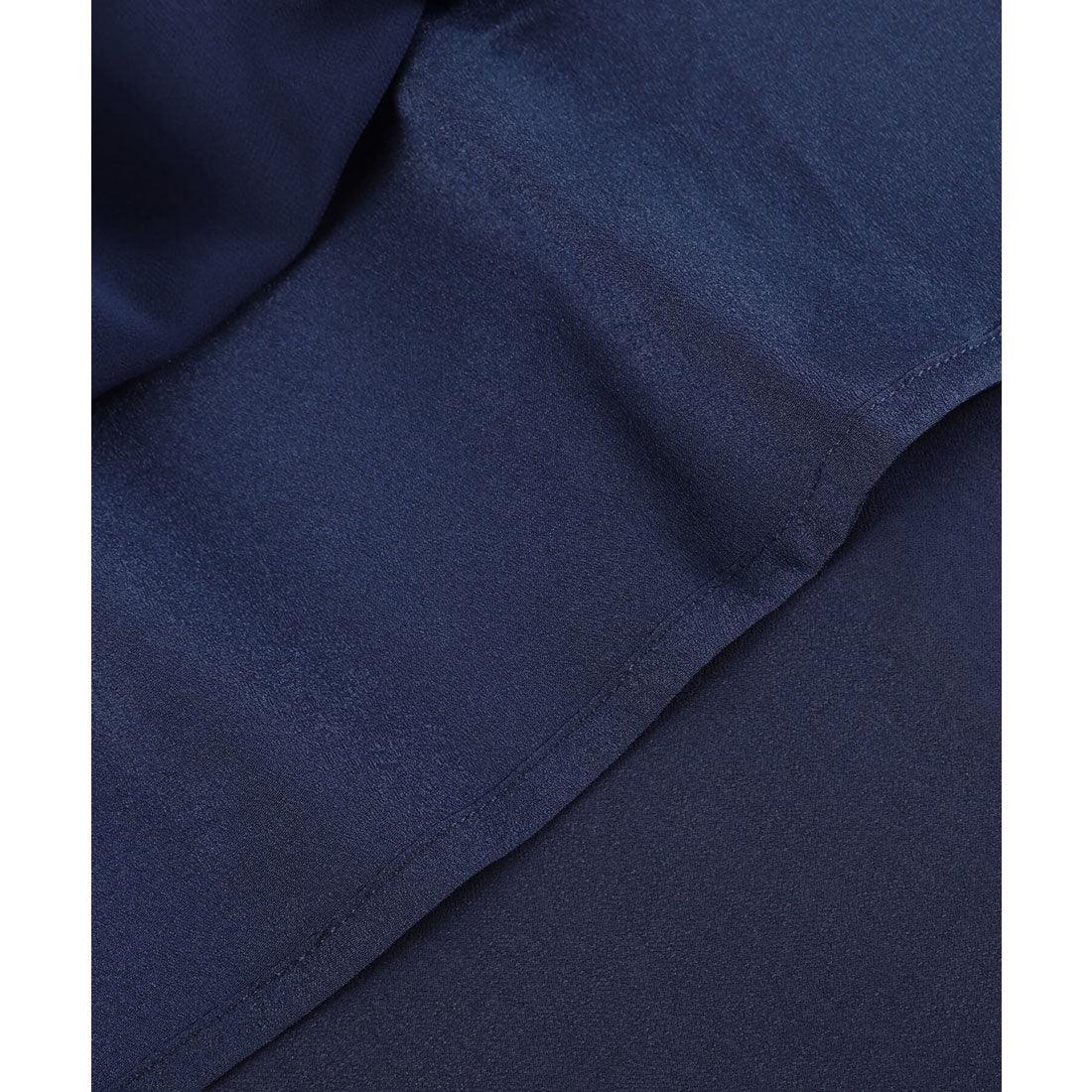 ドレスプラス DRESS+ パーティードレス ワンピース レース 披露宴 結婚式 フォーマル （ネイビー） ネイビー