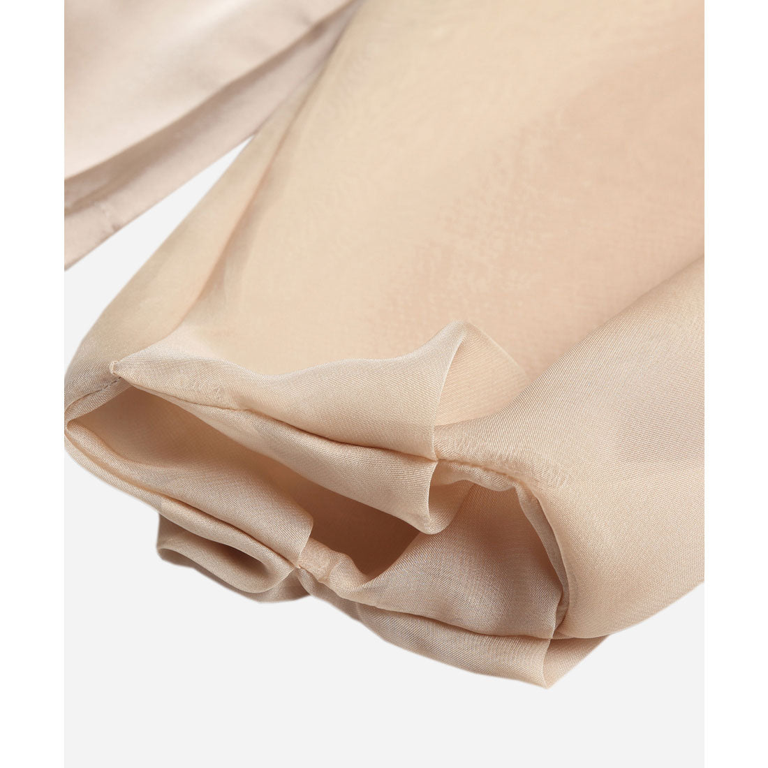 ドレスプラス DRESS+ レディース ジャケット Vネック ノーカラー ショート シアー素材