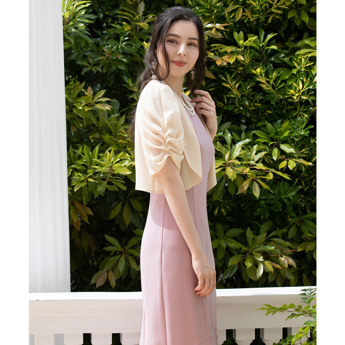 DRESS+ Bolero Short Jacket Party Bolero Dress Chiffon