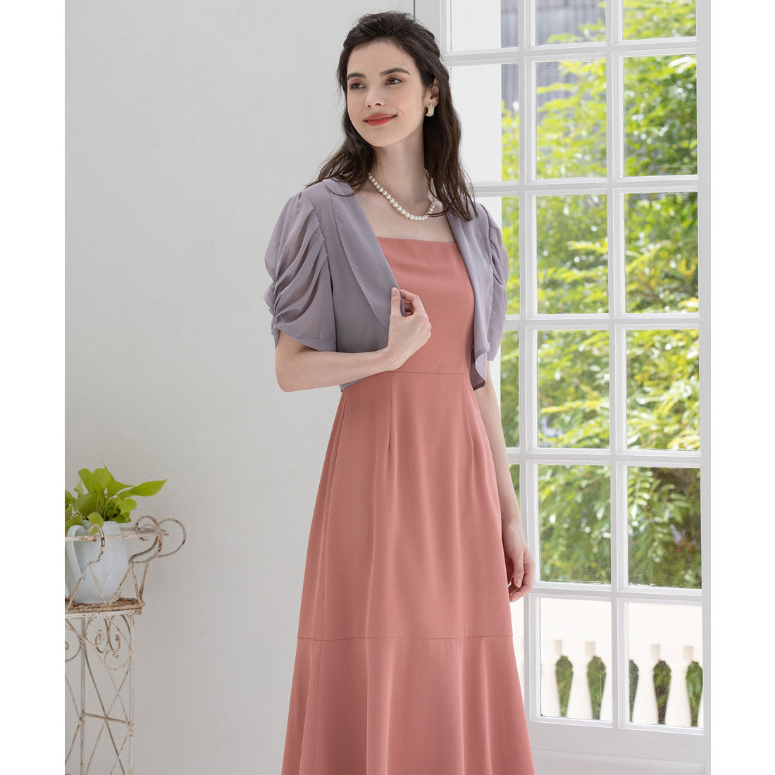 DRESS+ Bolero Short Jacket Party Bolero Dress Chiffon