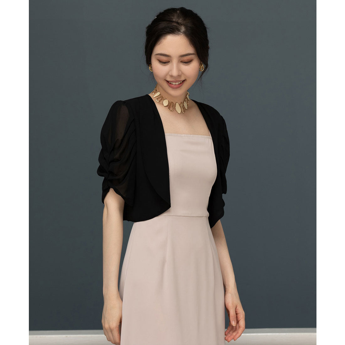 DRESS+ Bolero Short Jacket Party Bolero Dress Chiffon