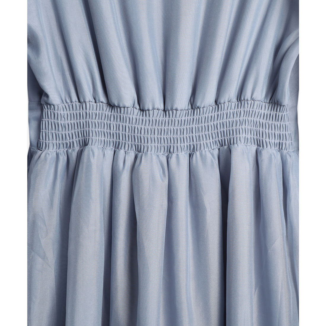 DRESS+ One-piece dress in sheer material with cape, mid-calf length