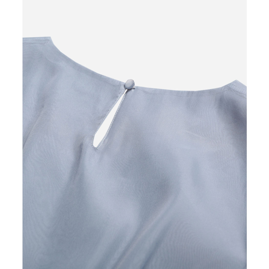 DRESS+ One-piece dress in sheer material with cape, mid-calf length