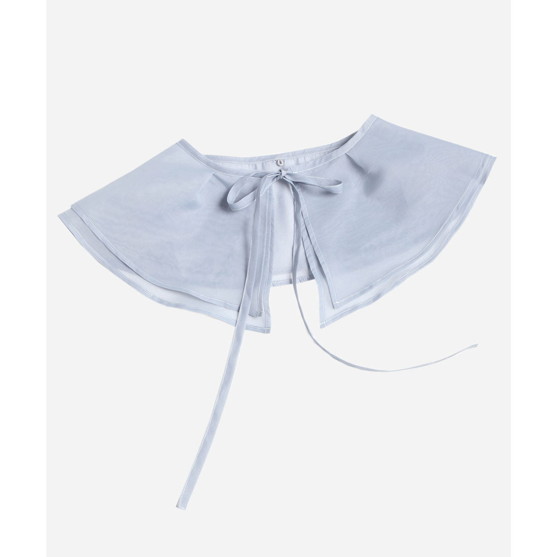 DRESS+ One-piece dress in sheer material with cape, mid-calf length