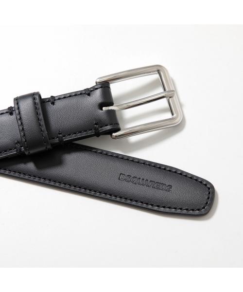ディースクエアード Dsquared2 DSQUARED2 ナローベルト Classic Buckle Belt BEM0541 1500001 （M802/ブラック） M802/ブラック
