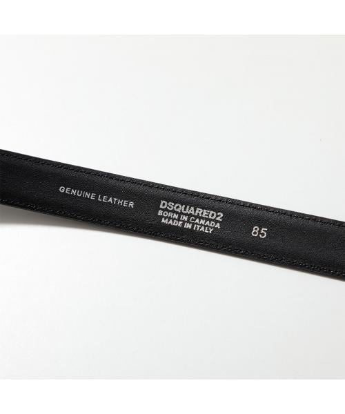 ディースクエアード Dsquared2 DSQUARED2 ナローベルト Classic Buckle Belt BEM0541 1500001 （M802/ブラック） M802/ブラック
