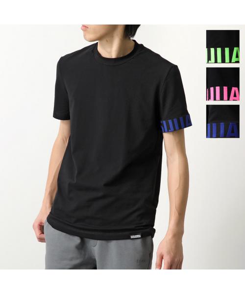 ディースクエアード Dsquared2 DSQUARED2 UNDER WEAR Tシャツ D9M3S5770 （016/ブラック×ブルー） 016/ブラック×ブルー
