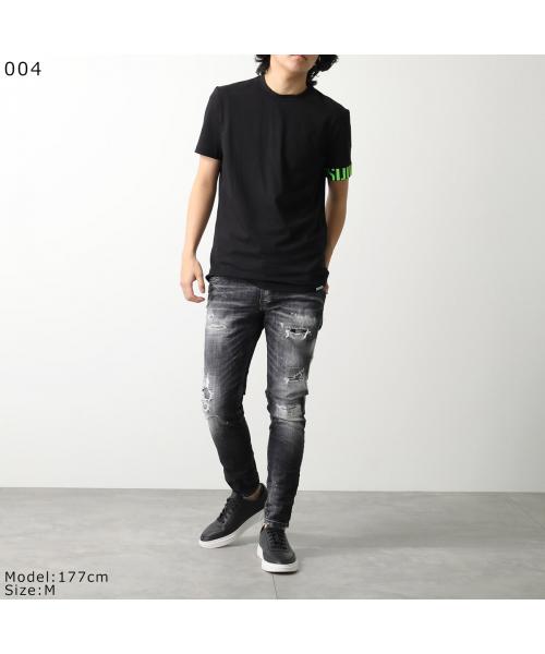 ディースクエアード Dsquared2 DSQUARED2 UNDER WEAR Tシャツ D9M3S5770 （016/ブラック×ブルー） 016/ブラック×ブルー