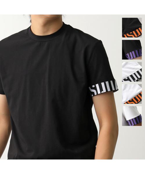 ディースクエアード Dsquared2 DSQUARED2 半袖 Tシャツ Logo T-Shirt D9M3S5980 ISA01 （010/ブラック＋ホワイト） 010/ブラック＋ホワイト