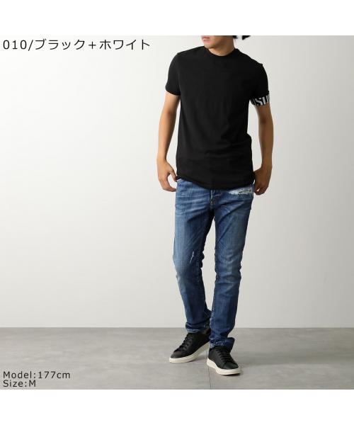 ディースクエアード Dsquared2 DSQUARED2 半袖 Tシャツ Logo T-Shirt D9M3S5980 ISA01 （010/ブラック＋ホワイト） 010/ブラック＋ホワイト