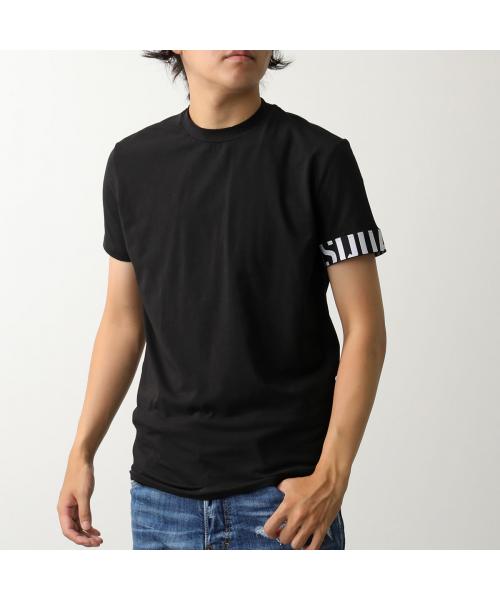 ディースクエアード Dsquared2 DSQUARED2 半袖 Tシャツ Logo T-Shirt D9M3S5980 ISA01 （010/ブラック＋ホワイト） 010/ブラック＋ホワイト