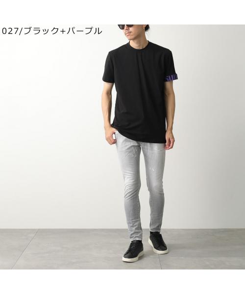 ディースクエアード Dsquared2 DSQUARED2 半袖 Tシャツ Logo T-Shirt D9M3S5980 ISA01 （010/ブラック＋ホワイト） 010/ブラック＋ホワイト