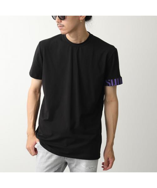ディースクエアード Dsquared2 DSQUARED2 半袖 Tシャツ Logo T-Shirt D9M3S5980 ISA01 （010/ブラック＋ホワイト） 010/ブラック＋ホワイト