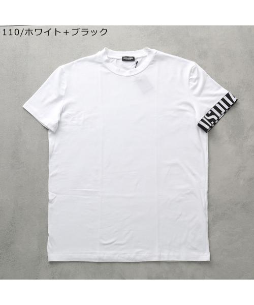 ディースクエアード Dsquared2 DSQUARED2 半袖 Tシャツ Logo T-Shirt D9M3S5980 ISA01 （010/ブラック＋ホワイト） 010/ブラック＋ホワイト