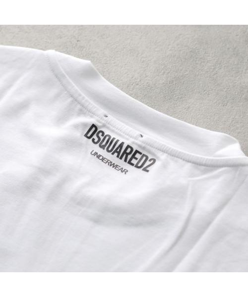 ディースクエアード Dsquared2 DSQUARED2 半袖 Tシャツ Logo T-Shirt D9M3S5980 ISA01 （010/ブラック＋ホワイト） 010/ブラック＋ホワイト